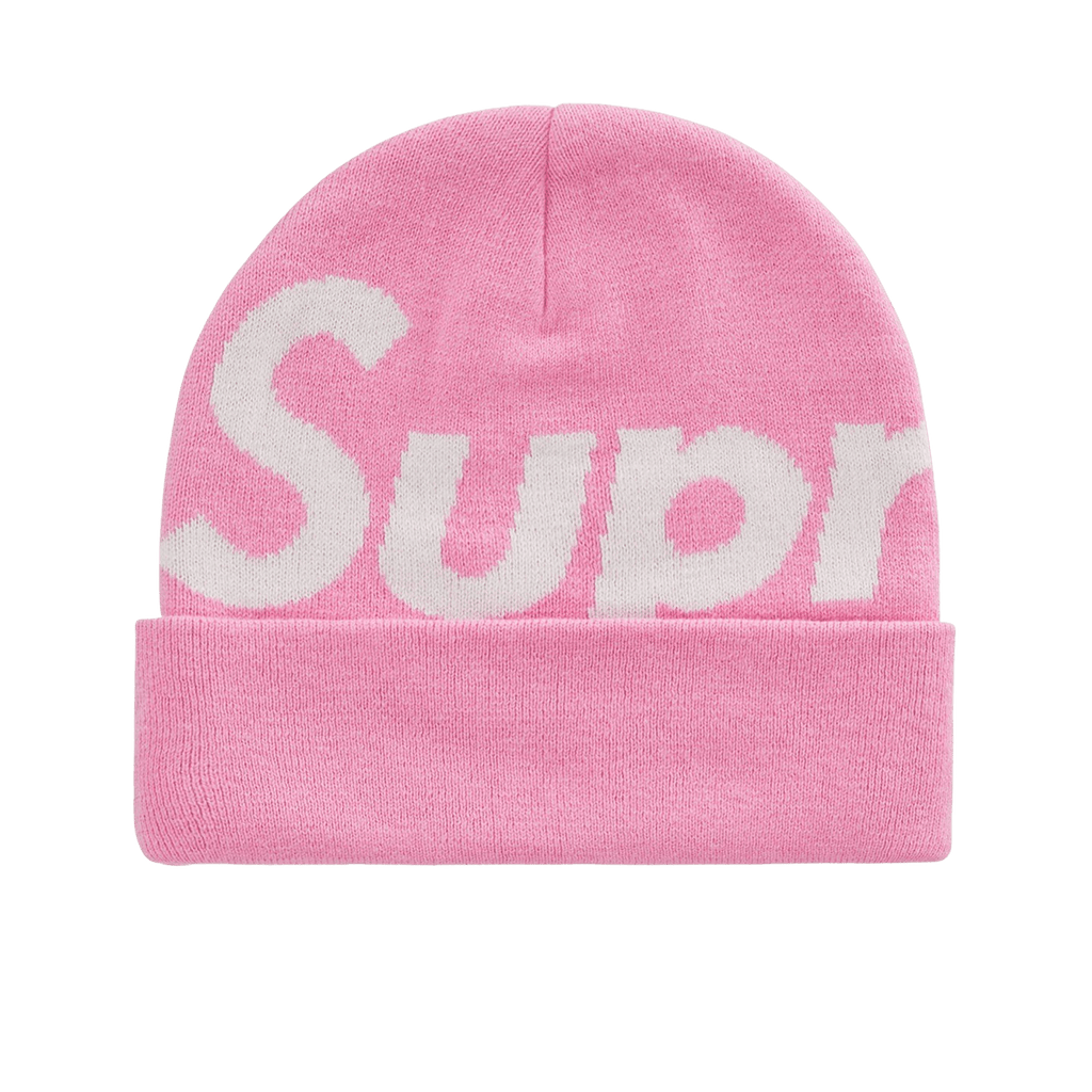Supreme Big Logo Beanie 'Pink' - Kick Game