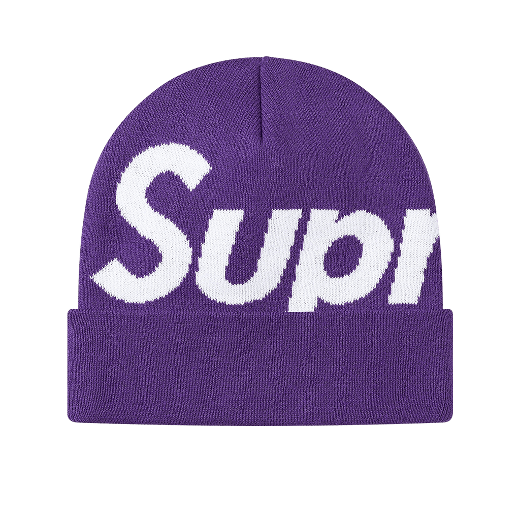Supreme Big Logo Beanie 'Purple' - Kick Game