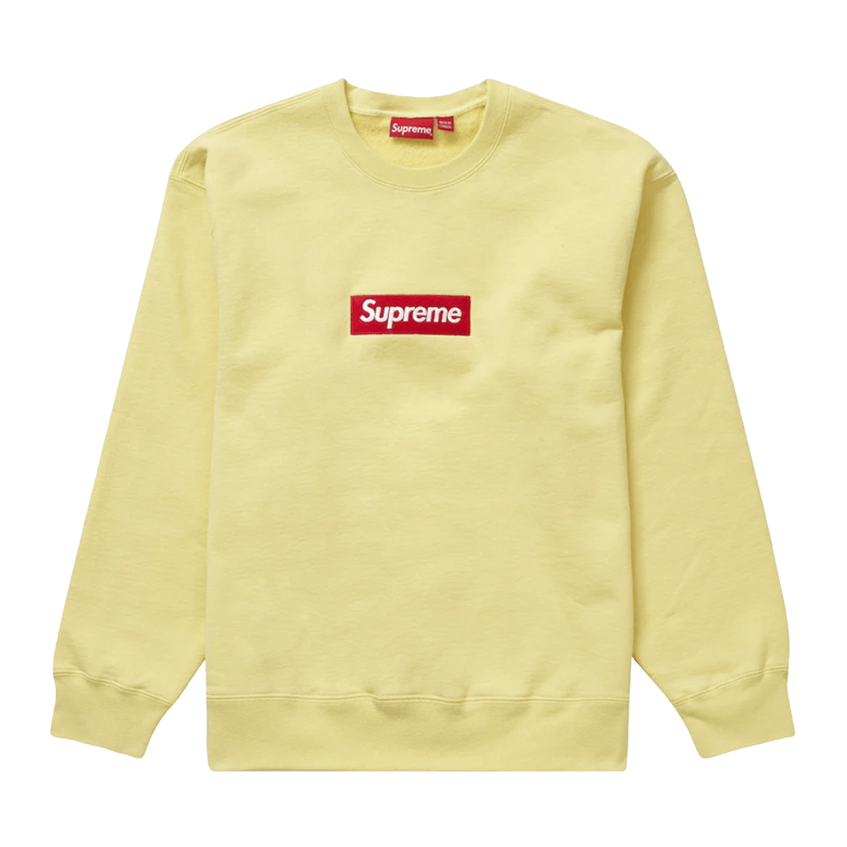 Supreme Box Logo Hooded Sweatshirt (FW21) Light Mustard Herren