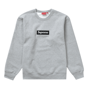 Supreme Box Logo Crewneck 'Heather Grey' (FW22)