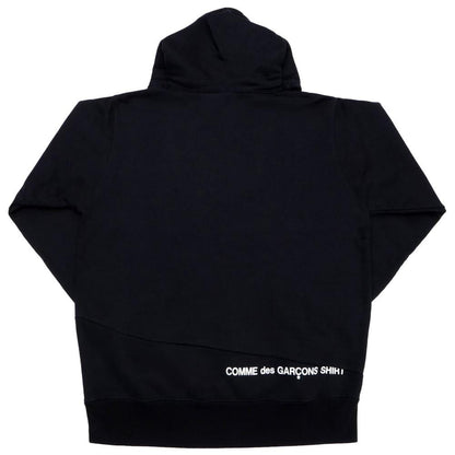 Supreme Comme des Garcons SHIRT Split Box Logo Hooded Sweatshirt Black - Kick Game