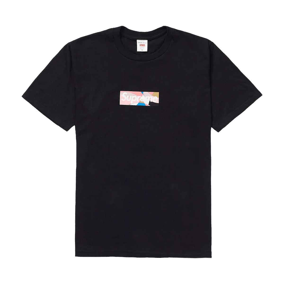 Supreme x Emilio Pucci Box Logo Tee 'Black/Dusty Pink' - Kick Game