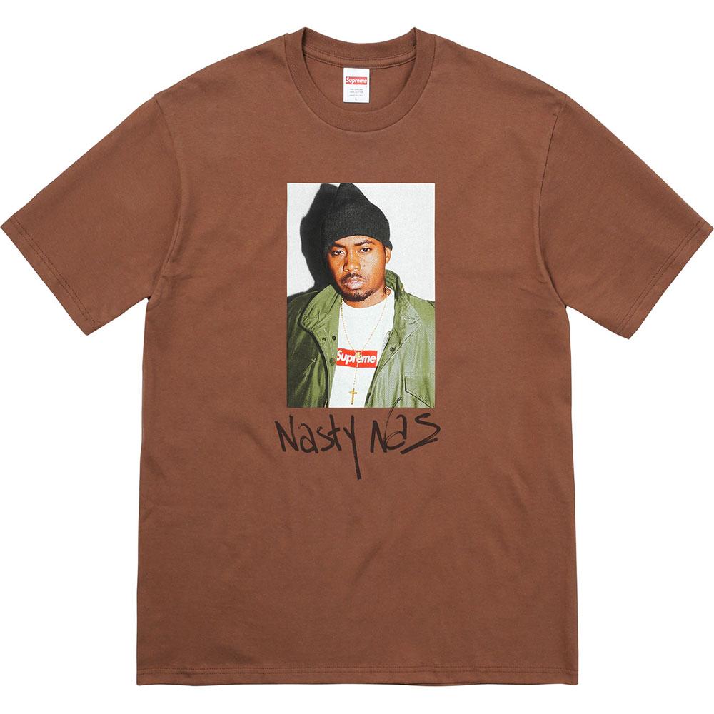 Supreme Nas Tee - Brown - Kick Game