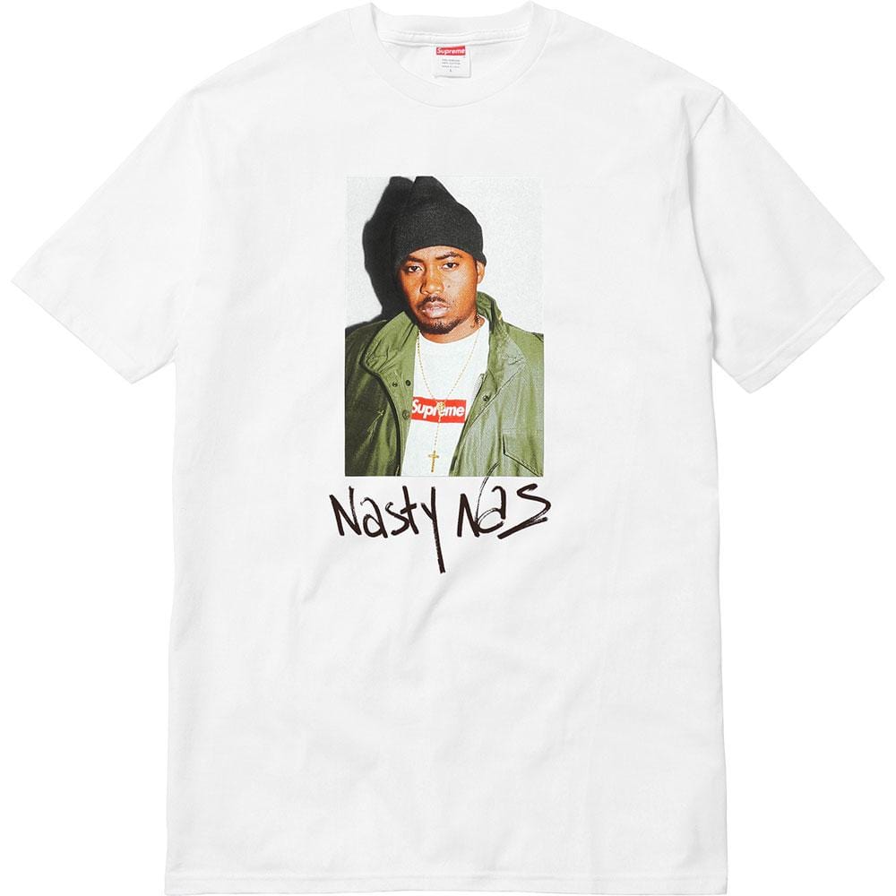 Supreme Nas Tee - White - Kick Game