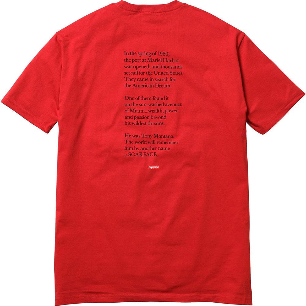 Supreme Scarface Friend Tee - Red - Kick Game