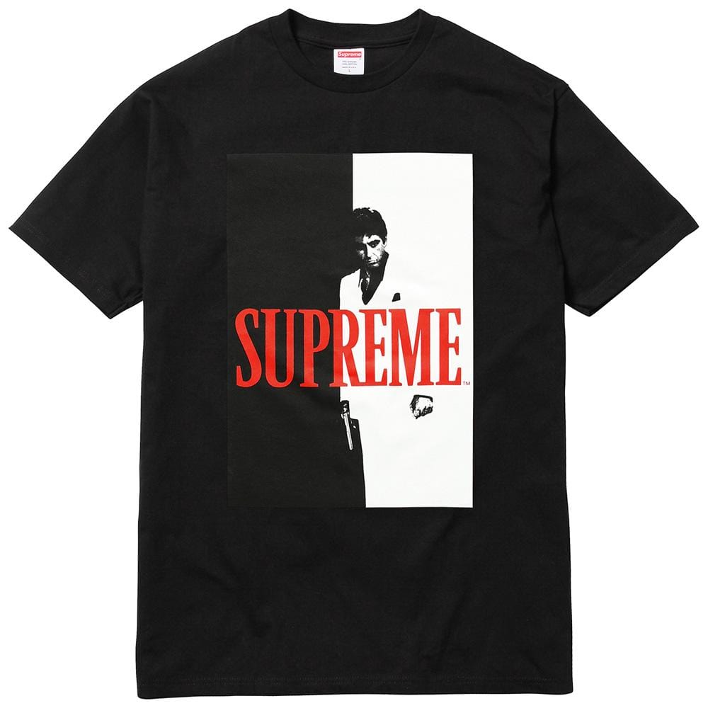 Supreme Scarface Split Tee - Black - Kick Game