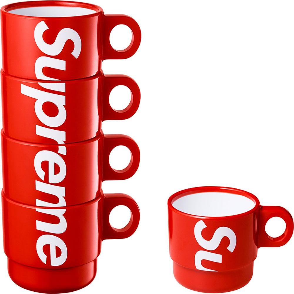 Supreme Stacking Cups (Set of 4) Red - Kick Game