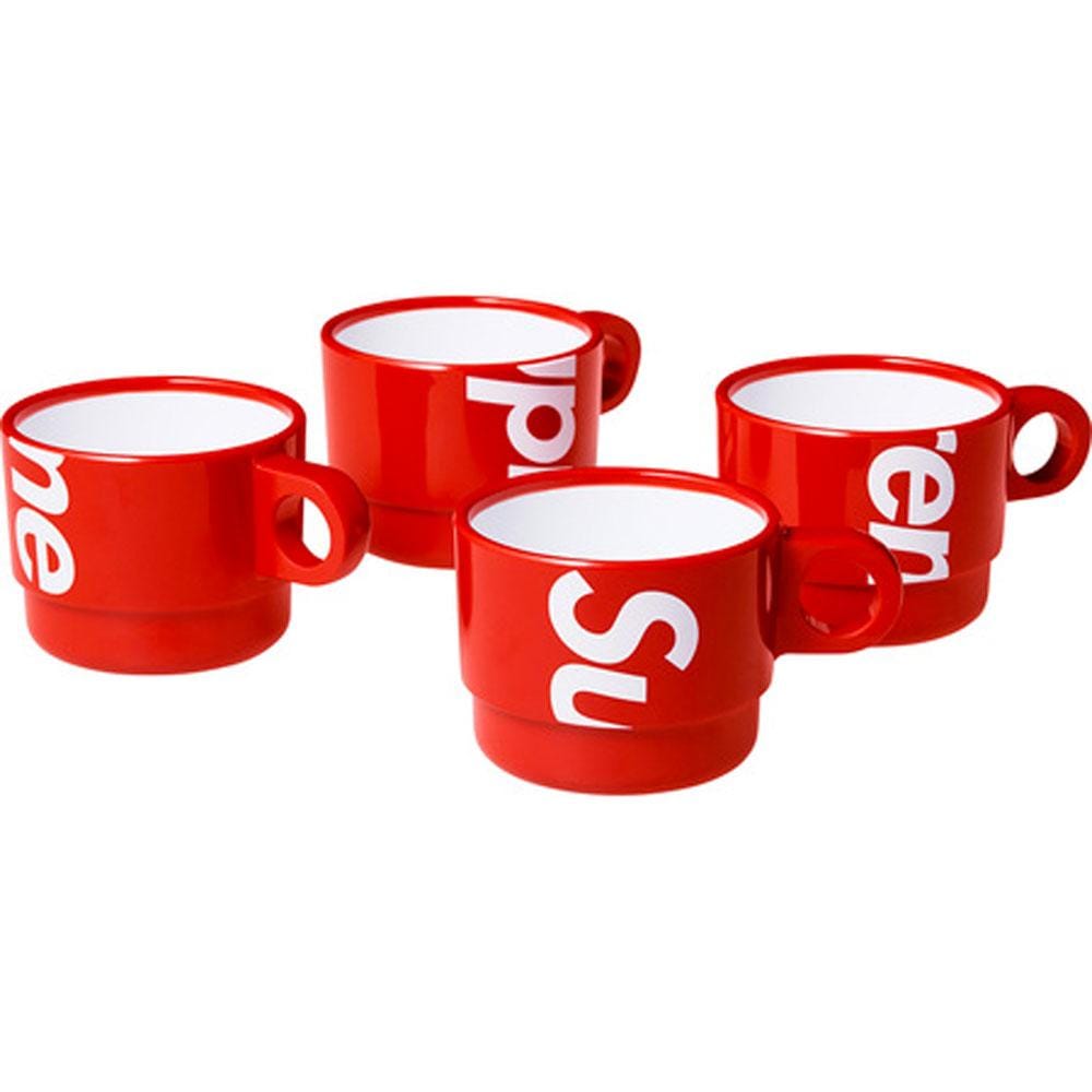 Supreme Stacking Cups (Set of 4) Red - Kick Game