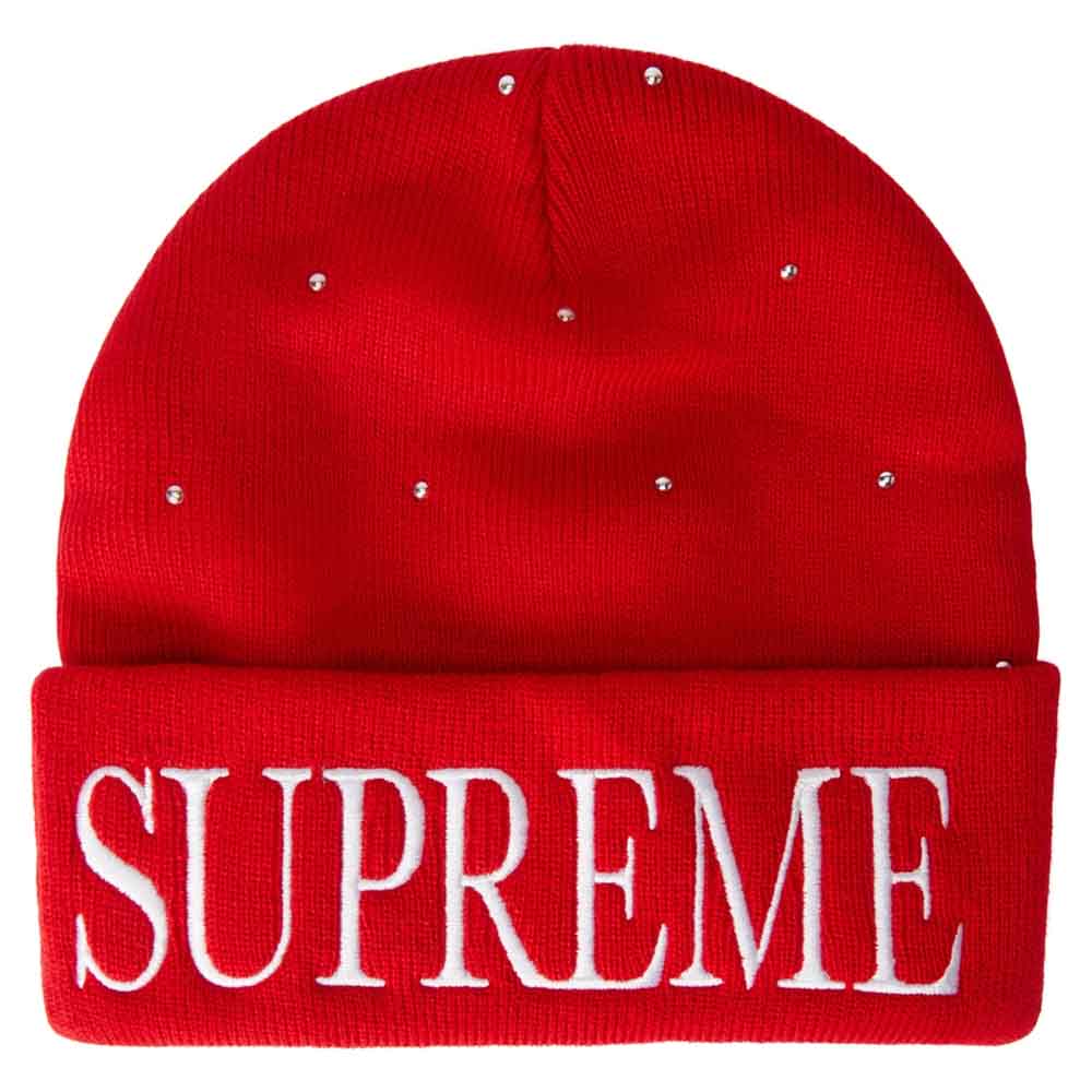 Supreme Studded Beanie Red - Kick Game