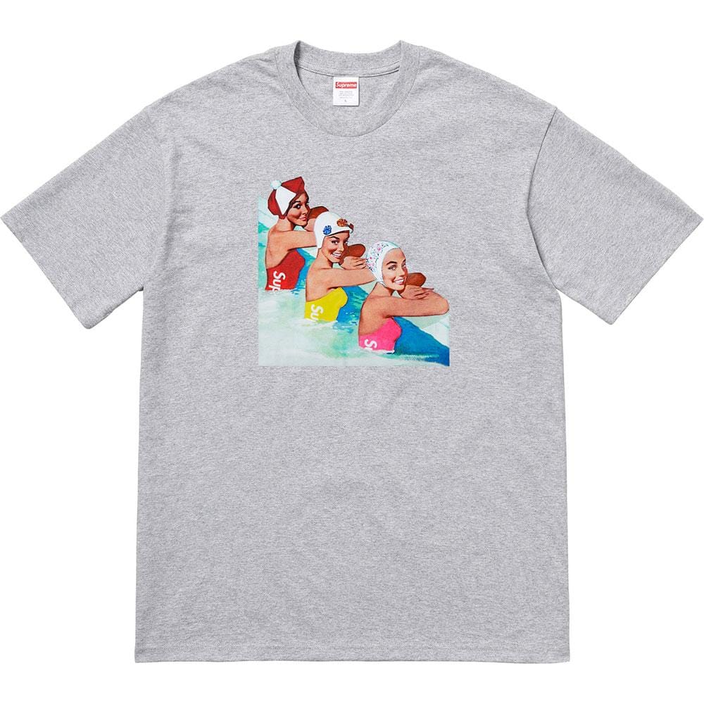 Supreme Swimmers Tee Heather Grey - Kick Game