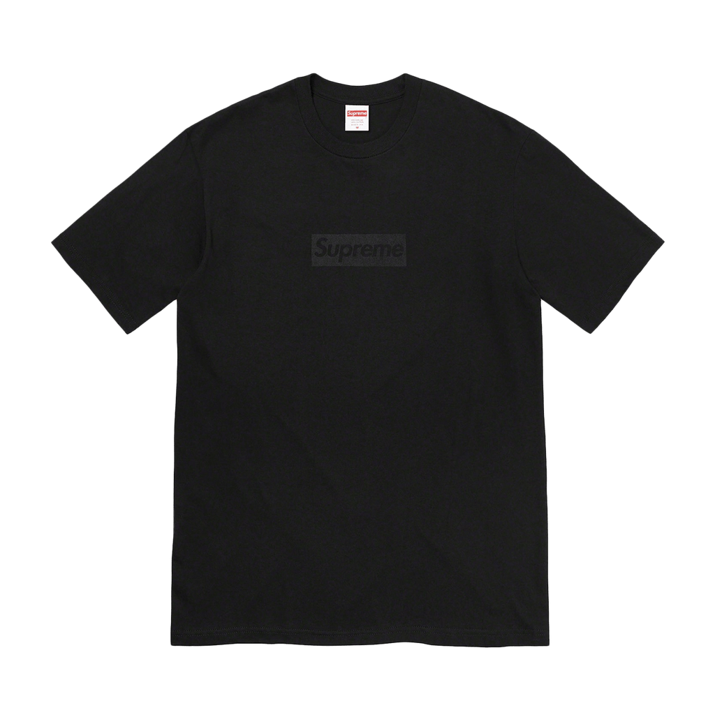 Supreme Tonal box Logo Tee Black Kick Game