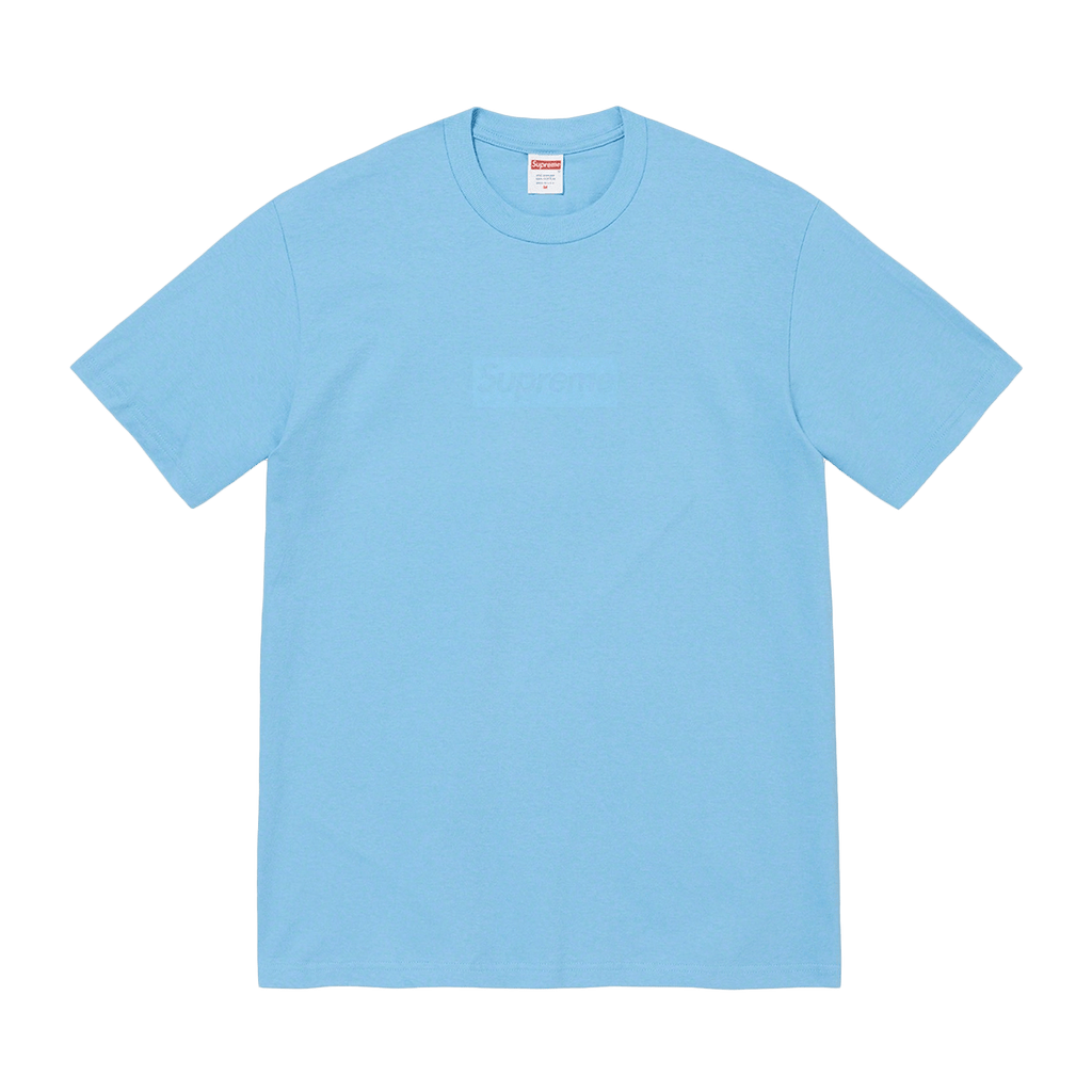 Supreme Tonal box Logo Tee Bright Blue Kick Game
