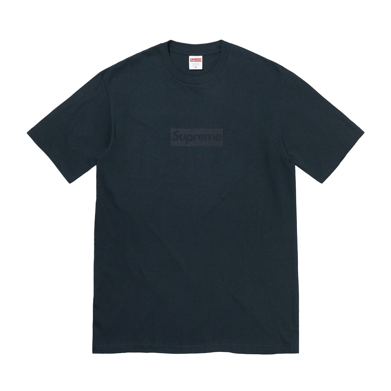 Supreme Classic 送料無料 ネイビー M Supreme Classic Logo S/S Top 