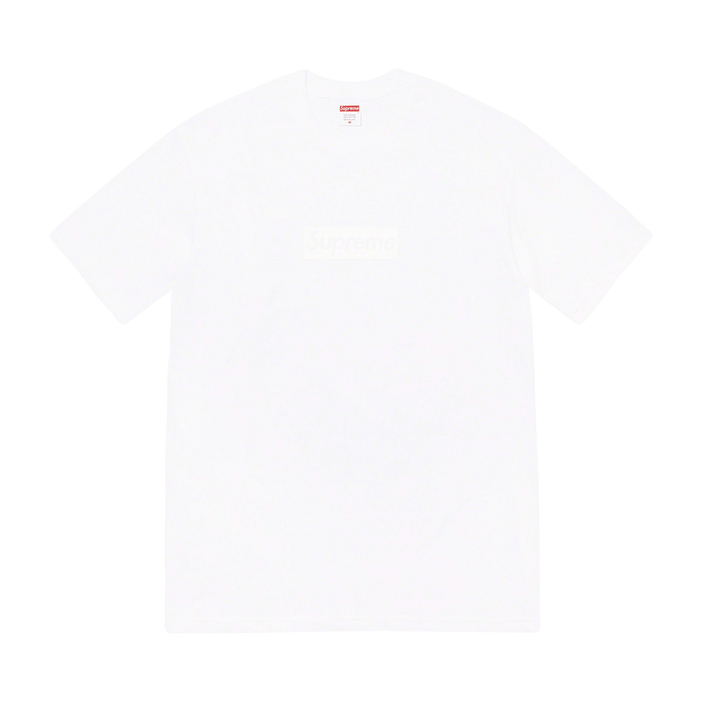 Supreme Tonal box Logo Tee White Kick Game