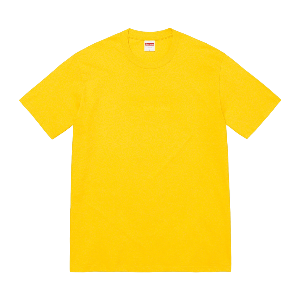 Supreme Tonal box Logo Tee 'Yellow' — Kick Game