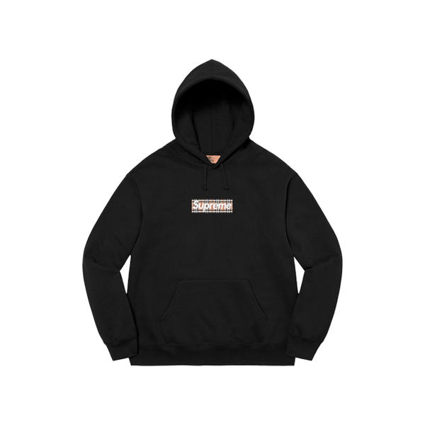 Supreme x Burberry Box Logo Hooded Sweatshirt 