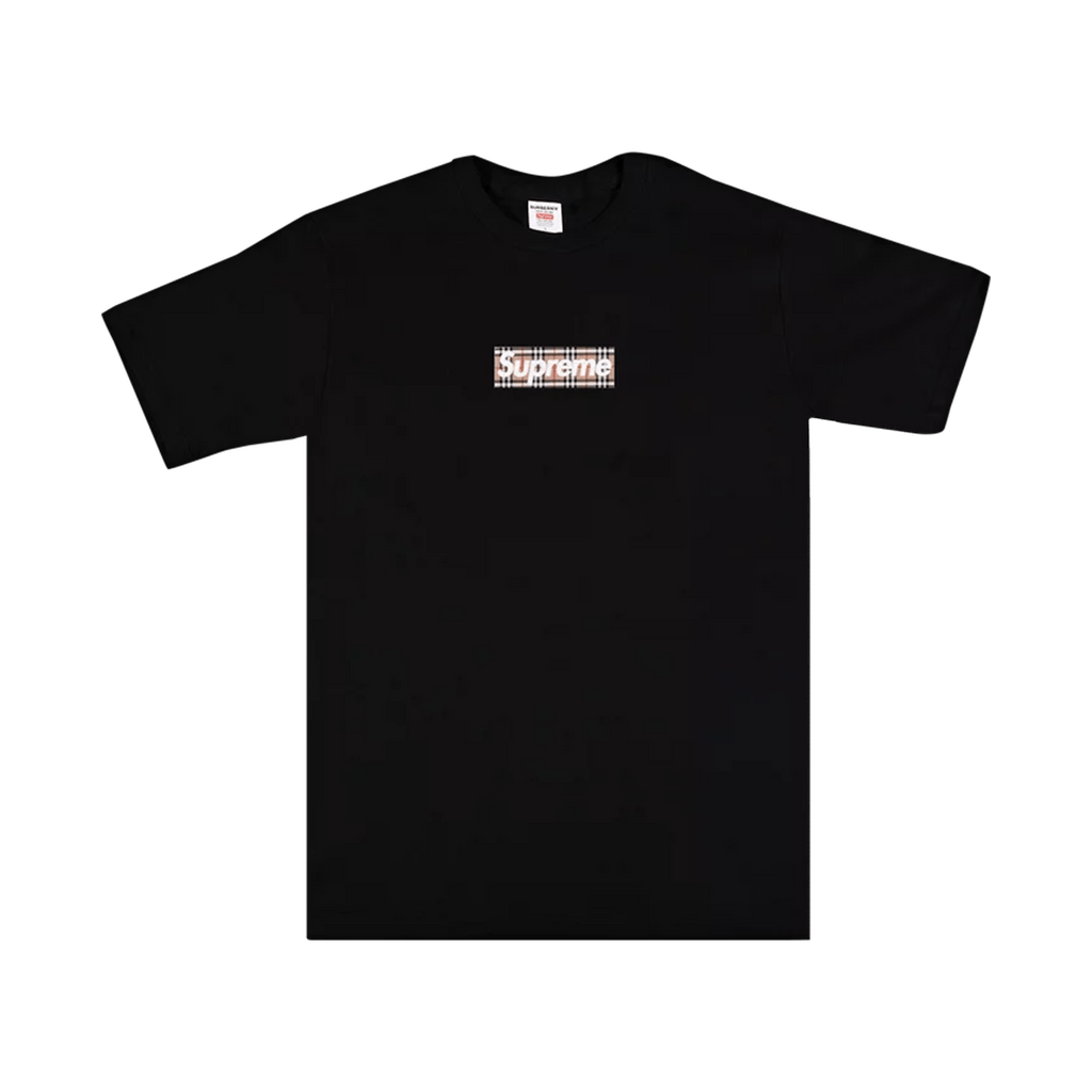 modstand slank afbryde Supreme x Burberry Box Logo Tee 'Black' — Kick Game