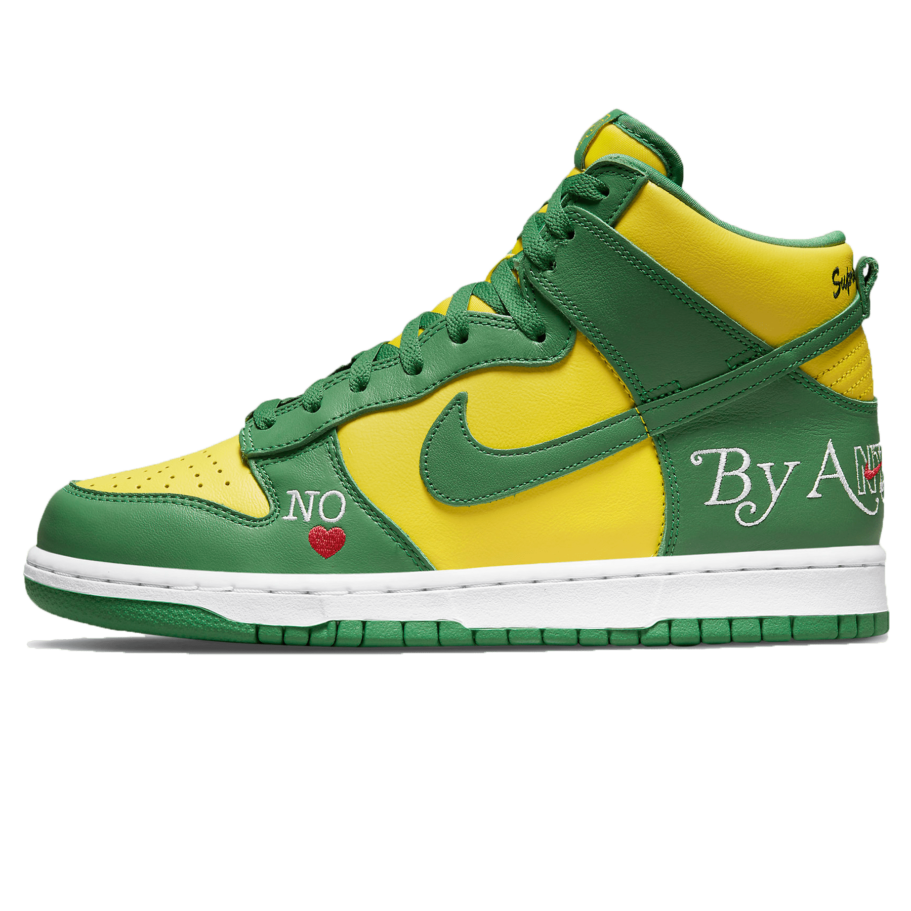 Supreme x Nike Dunk High SB 'By Any Means - Brazil' - Kick Game