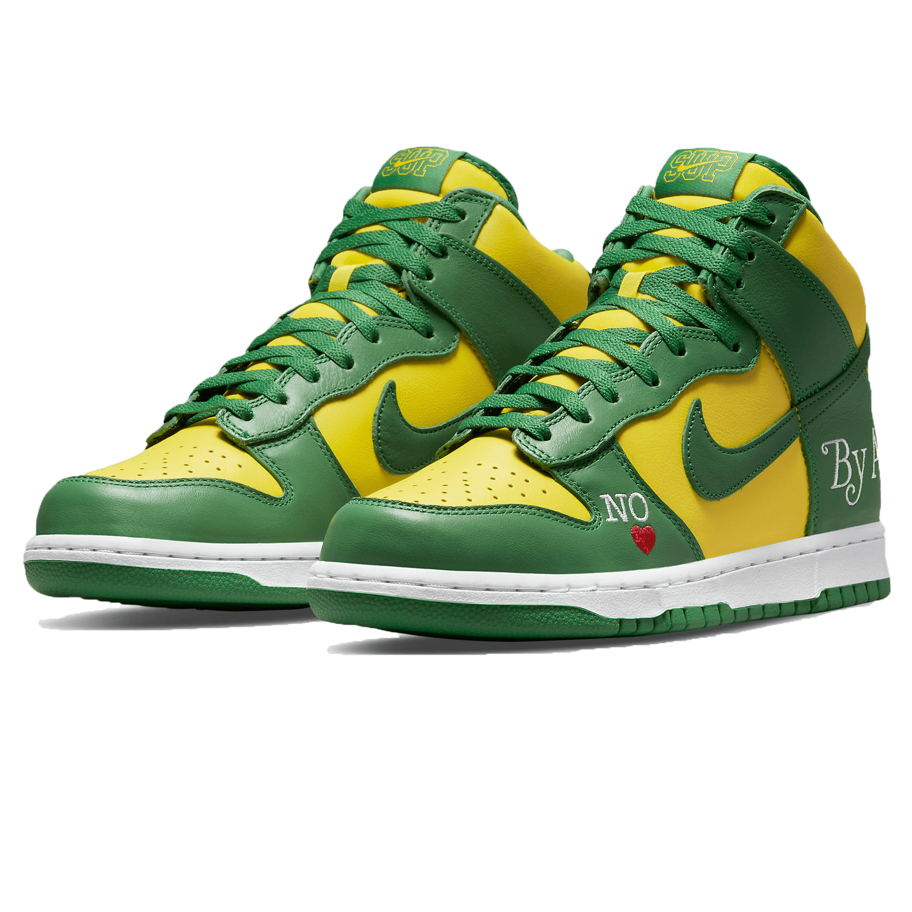 Supreme x Nike Dunk High SB 'By Any Means - Brazil' - Kick Game