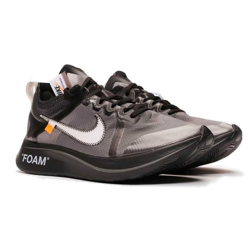nike zoom fly off white black