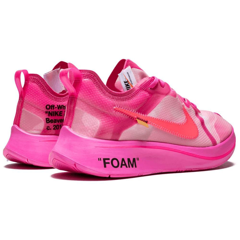 nike zoom fly sp off white pink