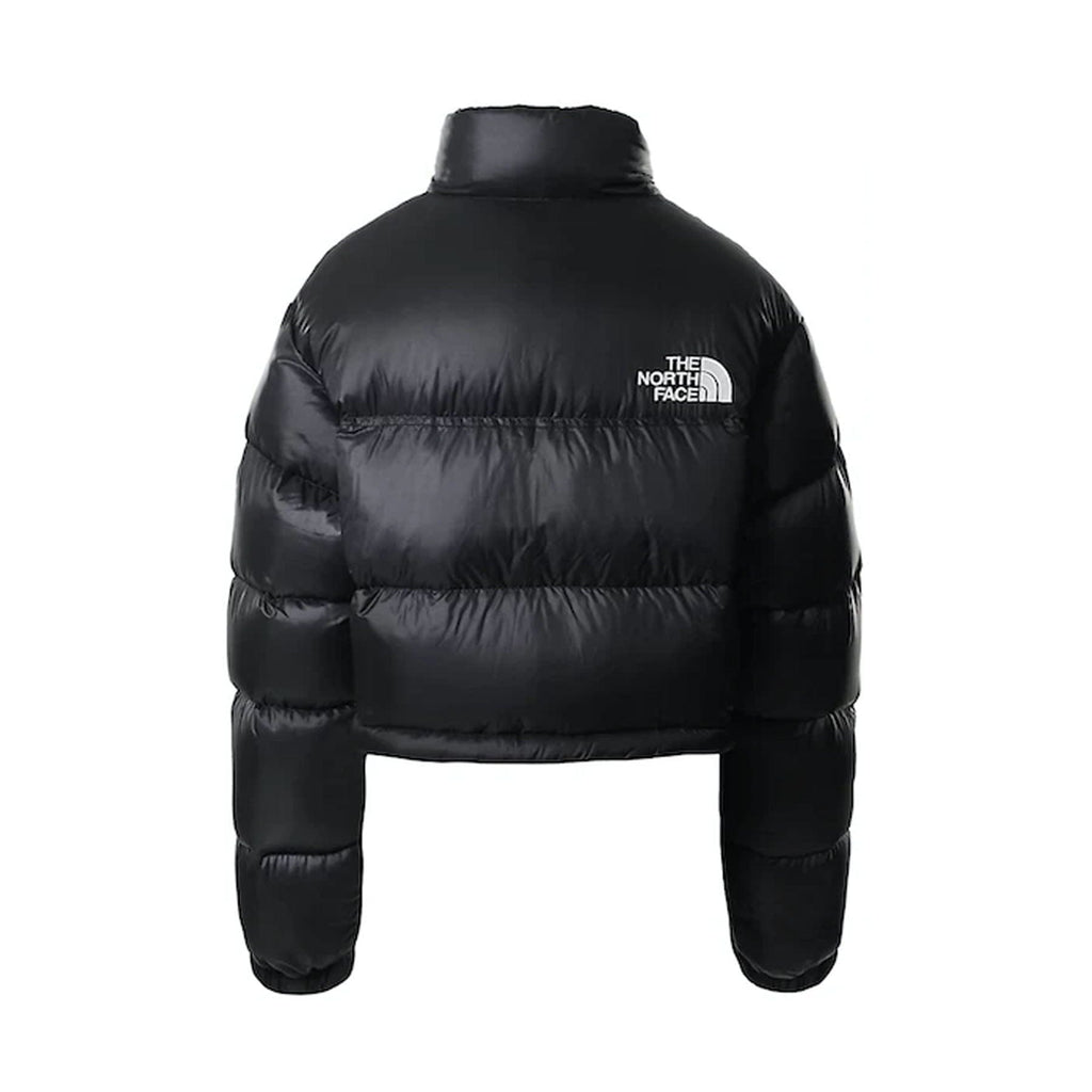 The North Face Womens Nuptse 700 Fill Short Jacket TNF 'Black' - Kick Game