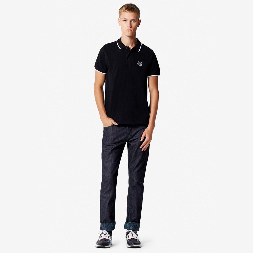 Kenzo Slim Fit Tiger Polo Shirt "Black" - Kick Game