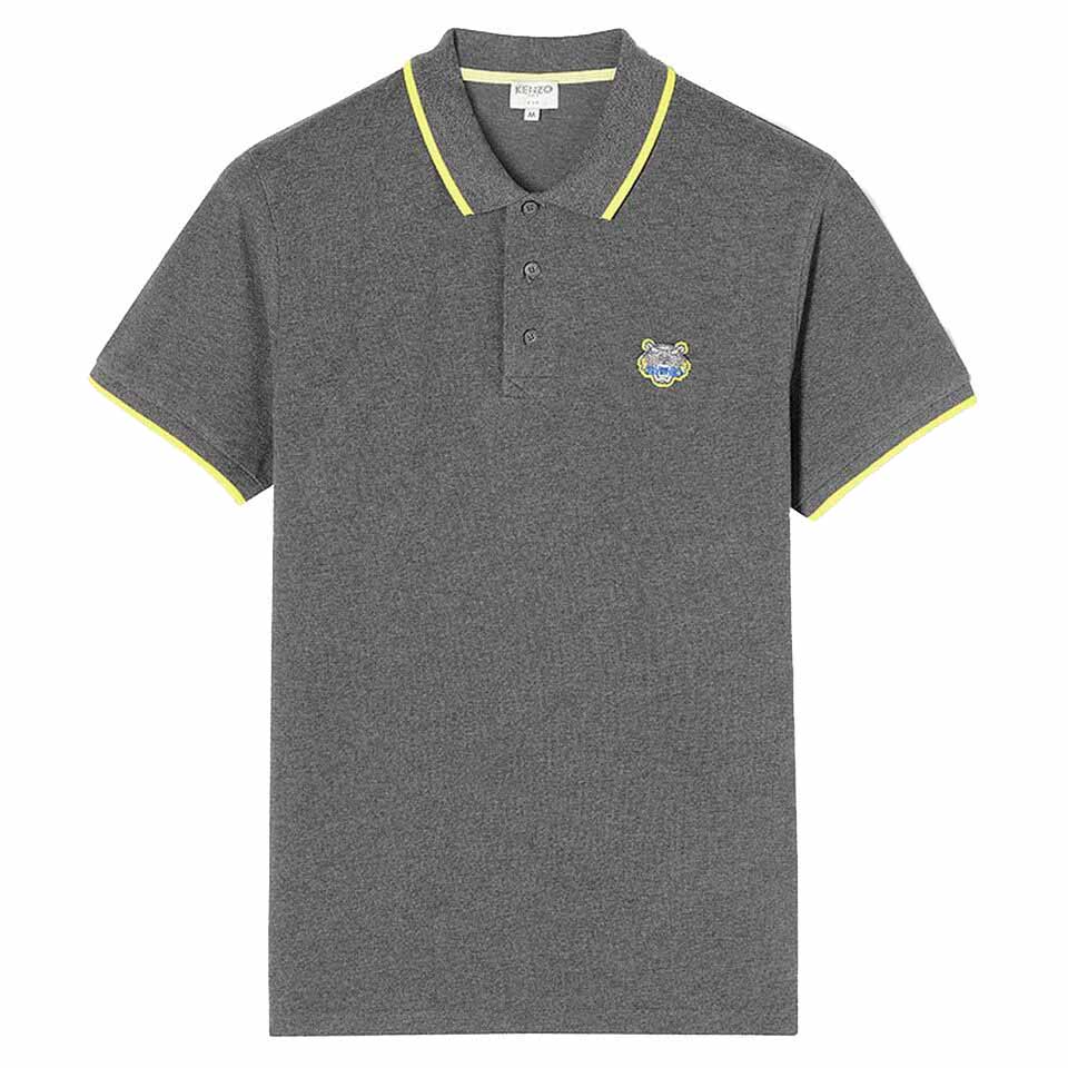 Kenzo Slim Fit Tiger Polo Shirt "Dark Grey" - Kick Game