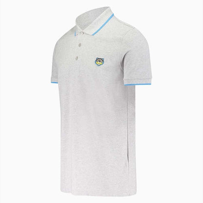 Kenzo Slim Fit Tiger Polo Shirt "Light Grey" - Kick Game
