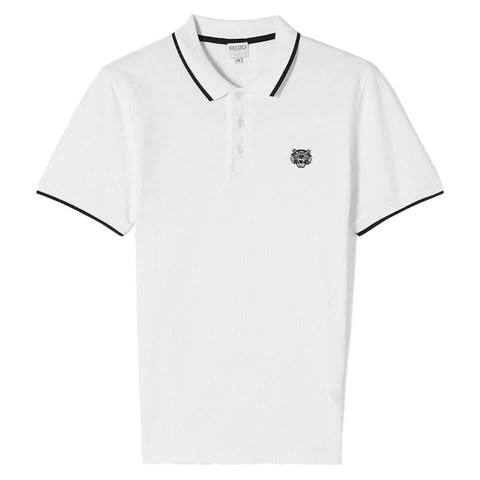 Kenzo Slim Fit Tiger Polo Shirt "White" - Kick Game