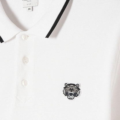 Kenzo Slim Fit Tiger Polo Shirt "White" - Kick Game