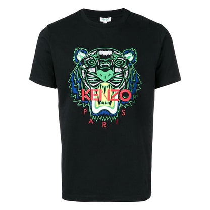 Kenzo Tiger Print T-Shirt Black - Kick Game