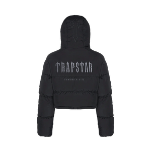 Trapstar Women's Decoded 2.0 Hooded Puffer - Black