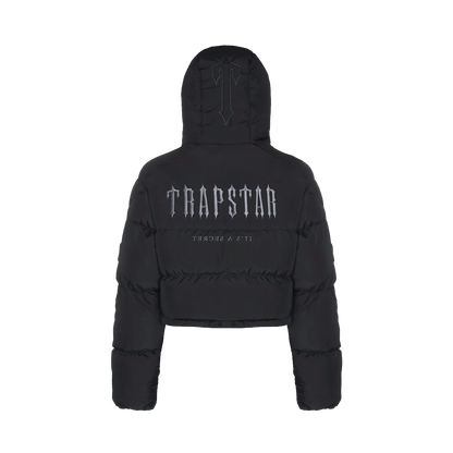 Trapstar Women's Decoded 2.0 Hooded Puffer - Black - Kick Game