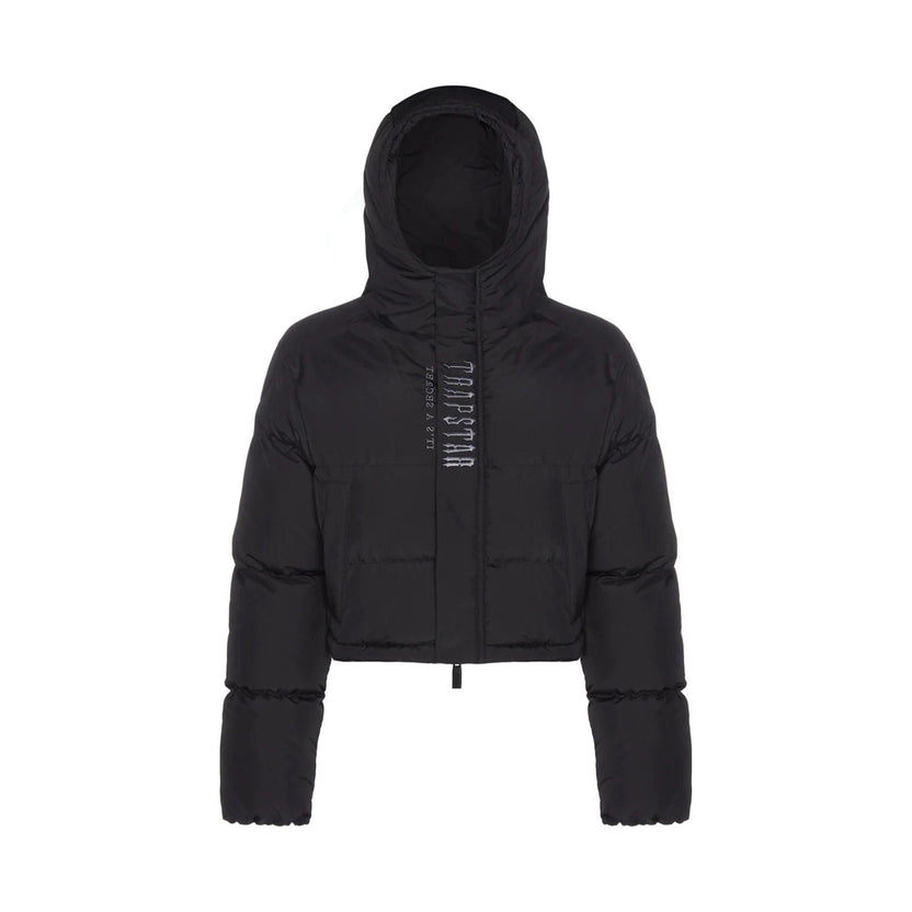 Trapstar Women's Decoded 2.0 Hooded Puffer - Black — Kick Game
