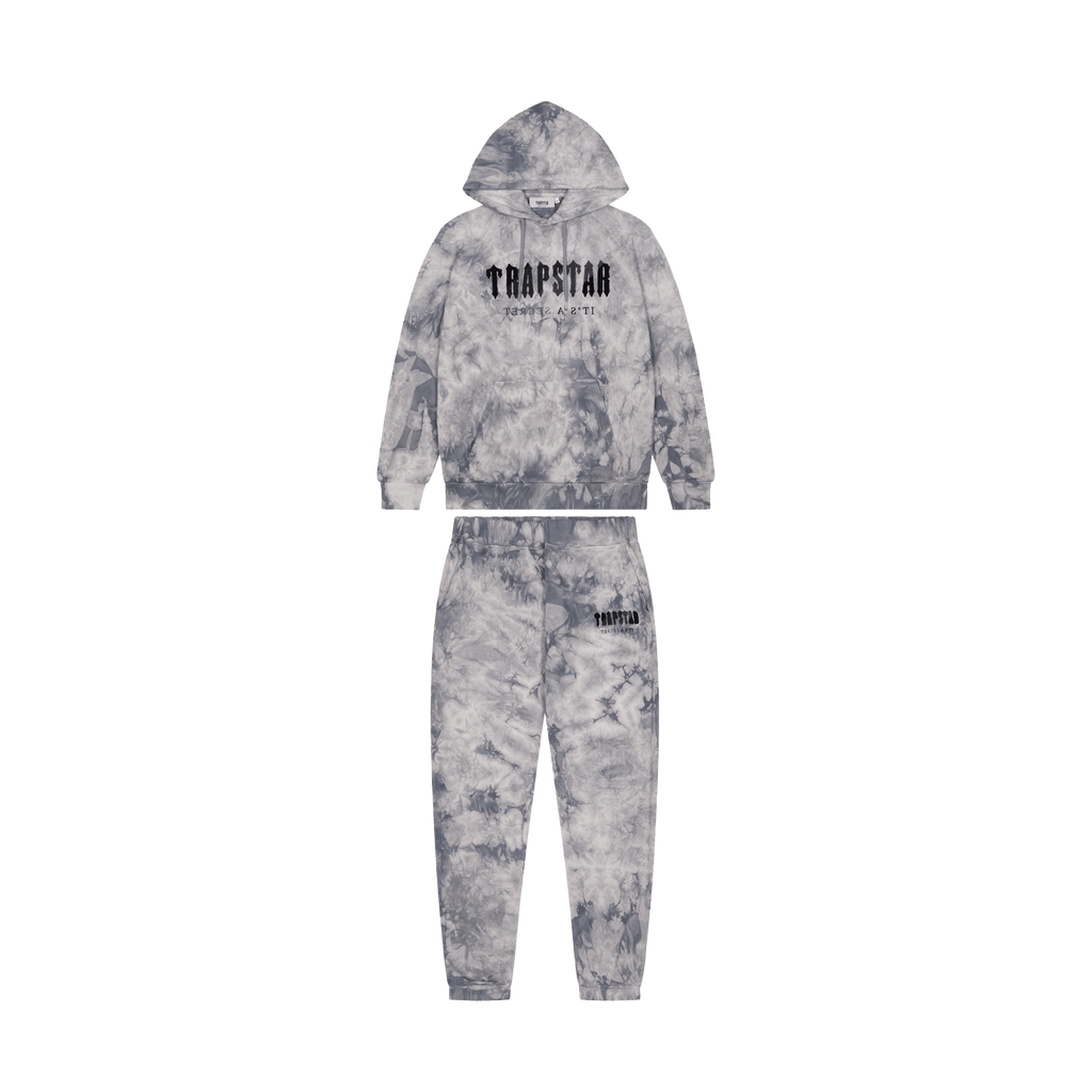 Trapstar Chenille Decoded Hoodie Tracksuit - Allover Tie Dye - Kick Game