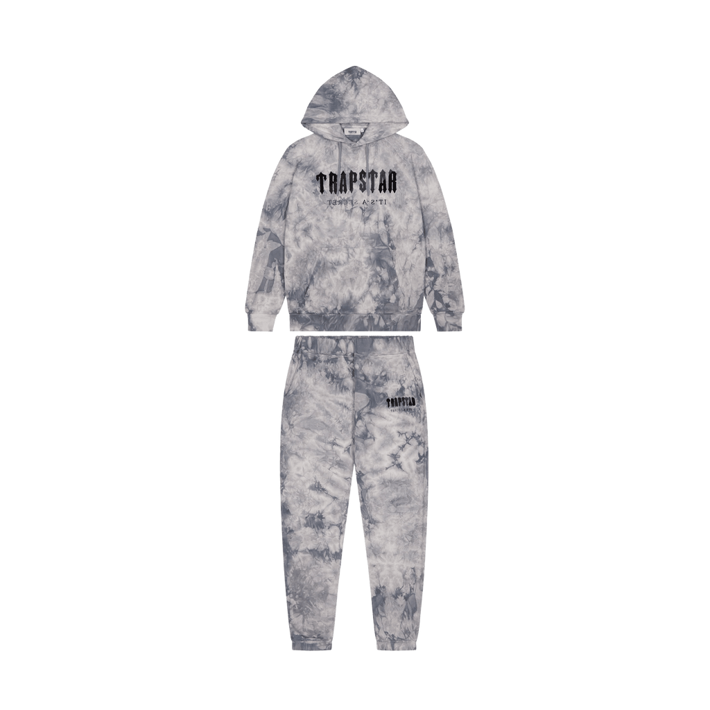 Trapstar Chenille Decoded Hoodie Tracksuit Allover Tie Dye Kick Game