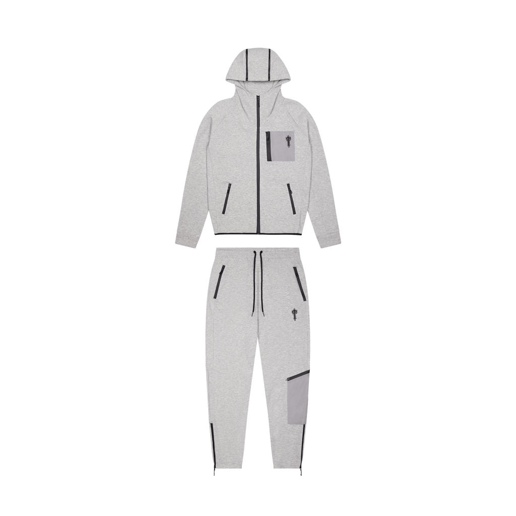 Trapstar Irongate T-Fleece Tracksuit Grey — Kick Game