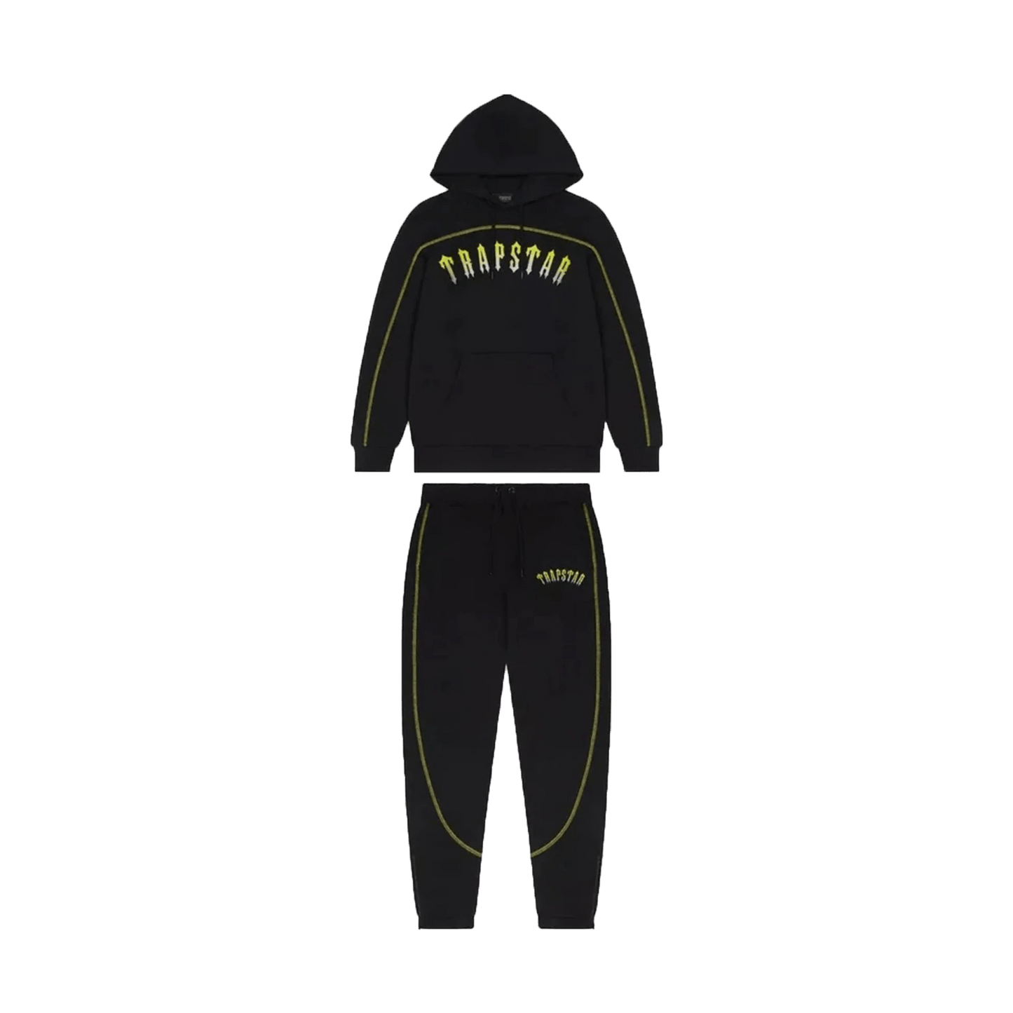 Trapstar x Central Cee Tracksuit Black Yellow – Kick Game