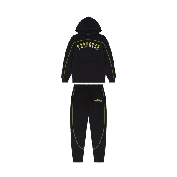 Trapstar x Central Cee Tracksuit Black Yellow — Kick Game