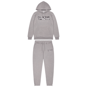 Trapstar Chenille Decoded Hooded Tracksuit-Grey Camo Edition