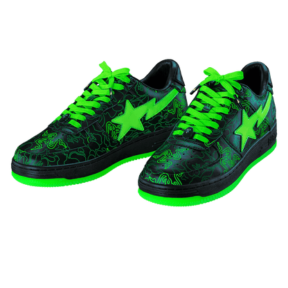 Razer x Bapesta Low M2 'Neon Camo' - Kick Game