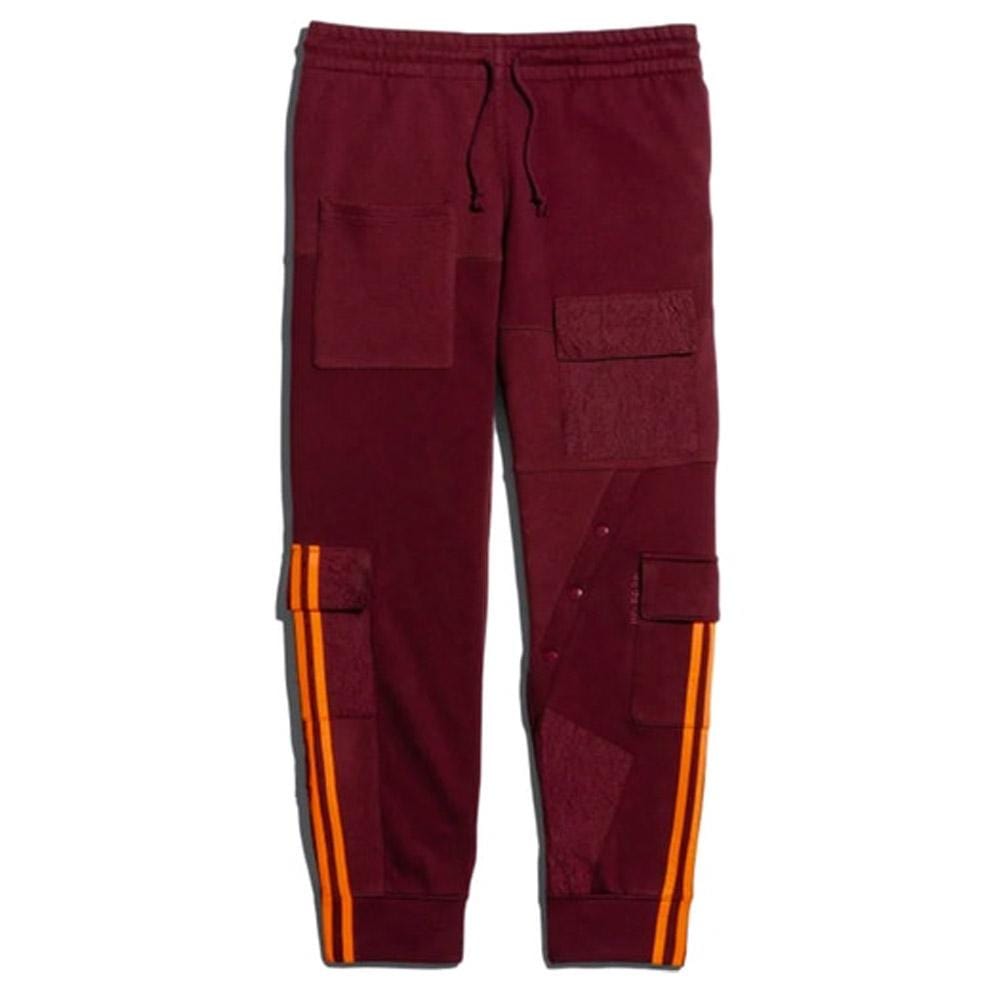 adidas Ivy Park Cargo Sweatpants Maroon/Solar Orange - Kick Game
