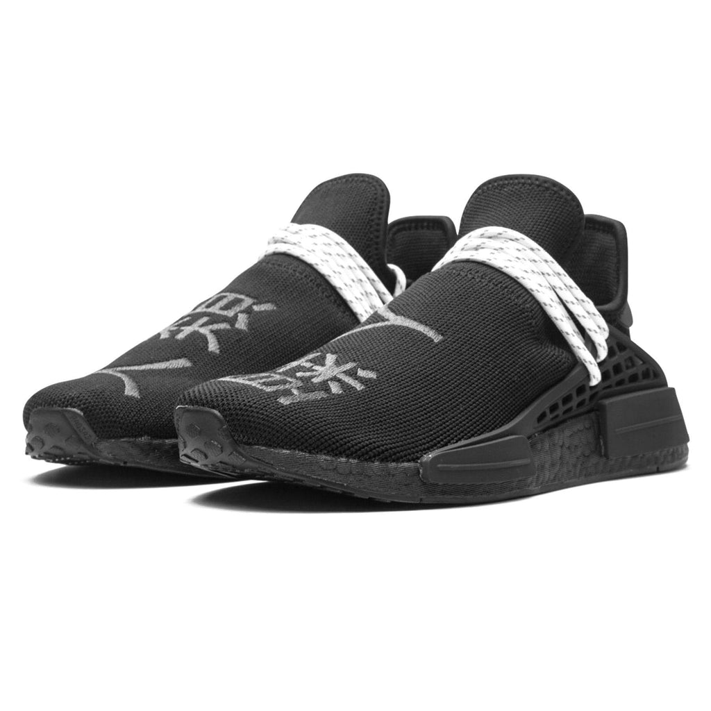 ADIDAS Hu NMD PHARRELL WILLIAMS GY0093 MEN'S CORE BLACK SNEAKER SHOES SIZE 8