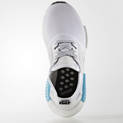 Adidas NMD_R1 Kids White-Bright Cyan - Kick Game