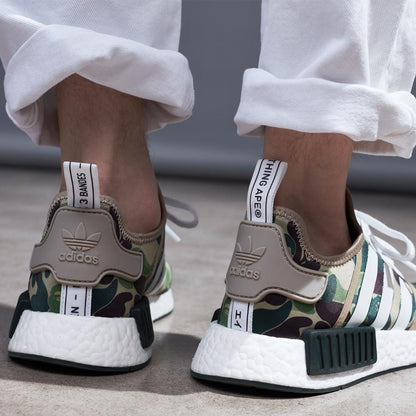 Bape x Adidas NMD_R1 Green Camo - Kick Game