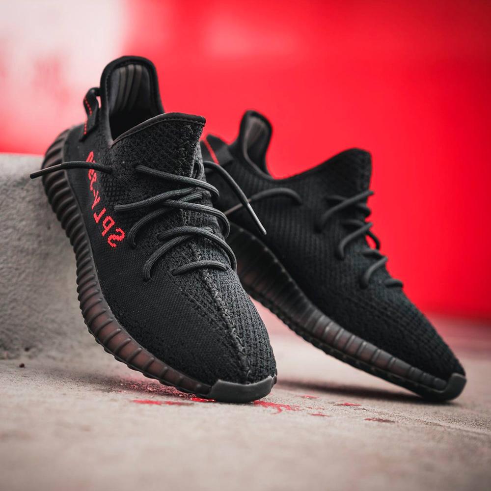 Adidas Yeezy Boost 350 V2 Core Black Red — Kick Game