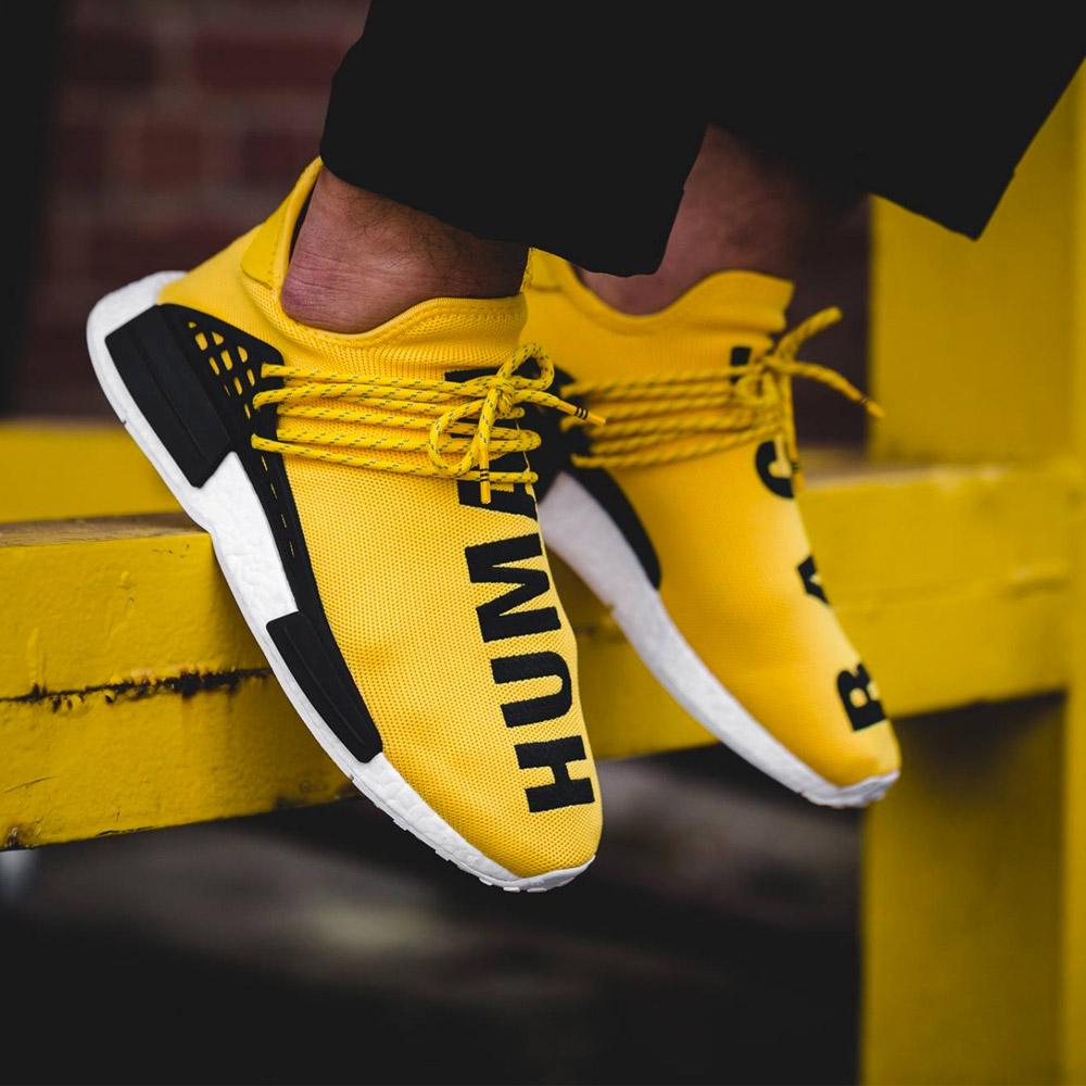 Pharrell Williams x Adidas Originals HU NMD Yellow - Kick Game