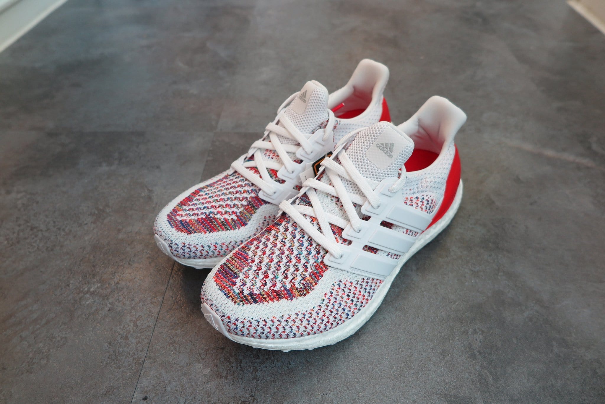 Adidas Ultra Boost Multicolor White Red Kick Game