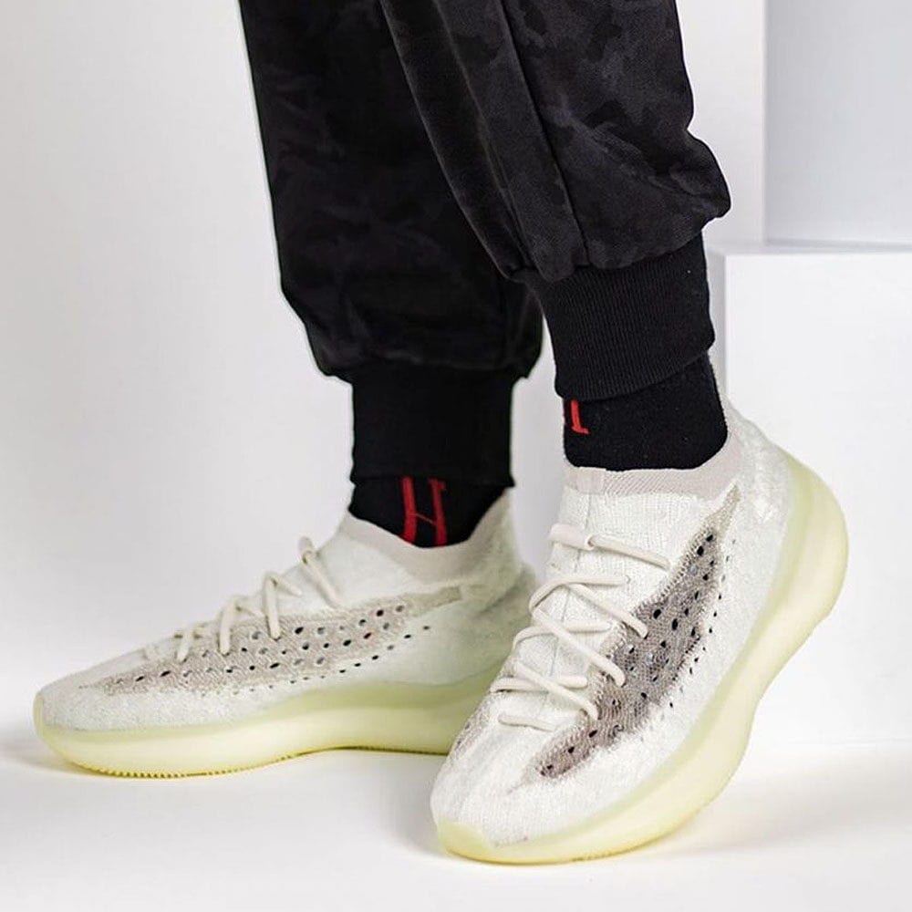 380 Calcite Glow Yeezy 380 Black On Feet Yeezy 380 “Calcite Glow”